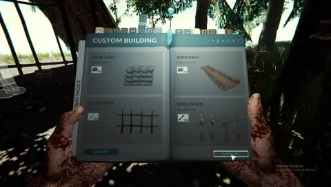 Playing the forest a bit jump scares galor