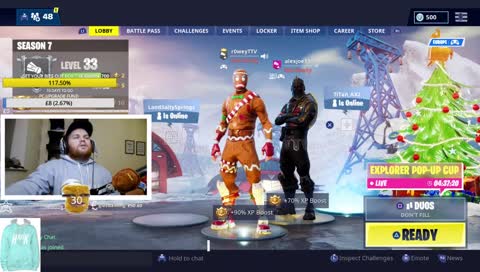 MERCH GIVEAWAY TODAY! !merch !Nugs For Vbucks !account Follower Goal 600/700