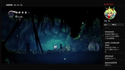 ゆきちゃんの垂れ流しHollow Knight