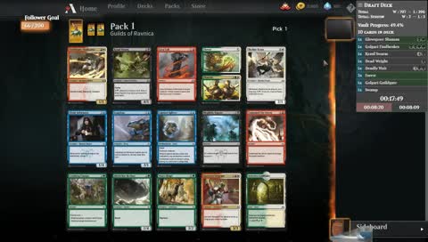 Infinite Guilds of Ravnica Drafts 🎲 Pro Tour Competitor grinding Arena F2P