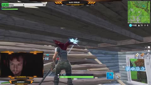 strömmar Fortnite !! Ganska nära 200 följare nu :D