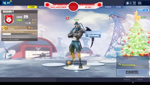 Fortnite duos noskin!! lets get it