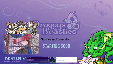 Resculpting my first dragon! #charity