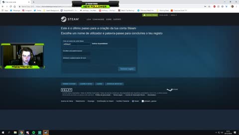 Eng/PT stream. Come say hi!!! Giveaway 100 follows