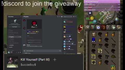Daily OSRS Giveaways - 25-100M+ Daily - !discord to join !cc