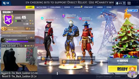 Happy Thursday! #Charity Bits ♥ !sub !merch