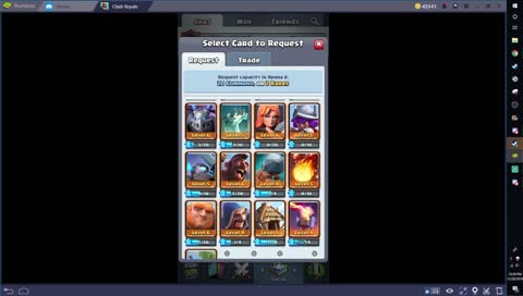 Playing Clash Royale on my computer
