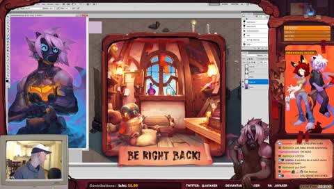 Painting and chatting! Last stream of the year~