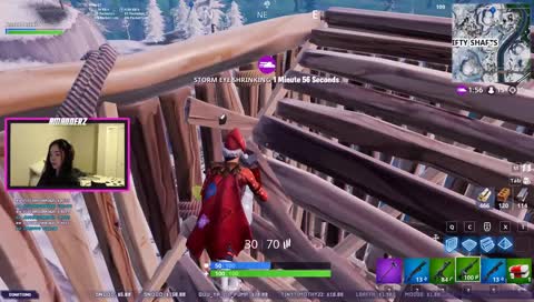 Fortnite w/ a reindeer