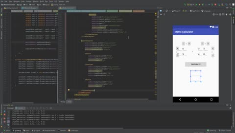 Developing Matrix Calculator for Android