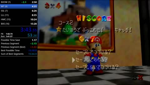 16 star pb attempts PB: 15:28