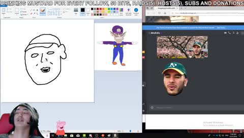 Drawing My Viewers. | Drinking Mustard For Every Follow
