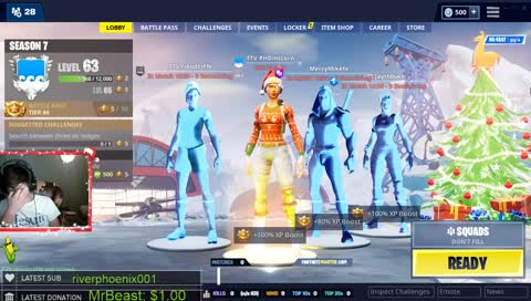 "Thanks for the 200 Follows" Fortnite Squads