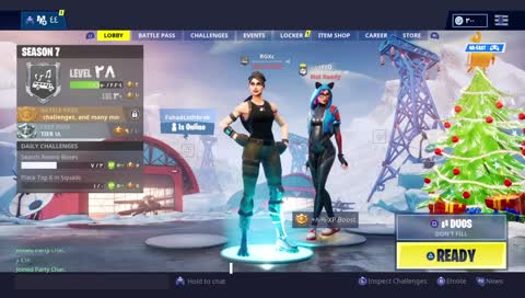 الطريق الى المركز الاول سيزن عشرين مع اصغر صدامي - فورتنايت 