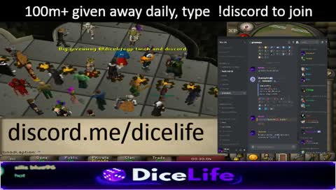 Daily HUGE Giveaways @ Dice Life - !discord 