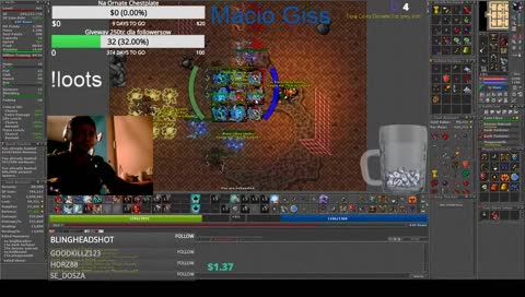 DOUBLE EXP! 262 > 300??? damy rade??  !loots !yt !movie 