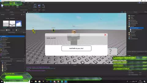 Game Developing  - Tutorial Place & Dialogue System - Scripting - !songrequest