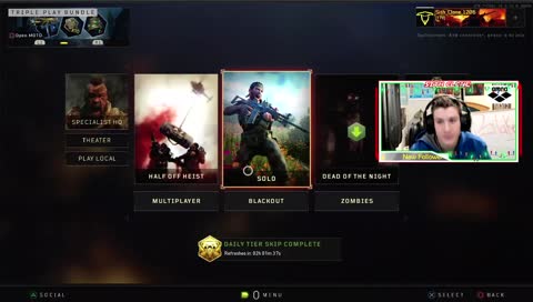 Friday Make me Pay challenge: Final Kill in Blackout Solo w/ snowballs / PS4