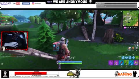 Fortnite il ritorno del TEAM ANONYM0US (maratona 12 ore ) 