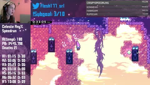 [Eng] Trying to refine my mindset while running Celeste how is your mindset? [PB: 34:45] #charity