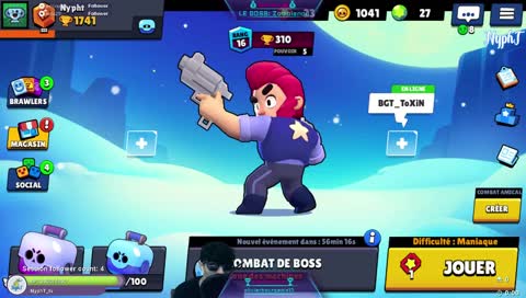 RUSH 9000TR || Brawl Stars || Nyphτ_Tv || !flammes !rank !discord !slots