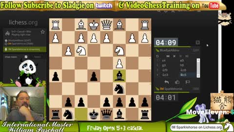 IM Sladgie Fast Friday 5+3 casual lichess.org