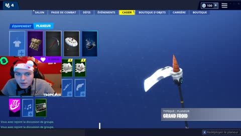 Fornite | Week-end  noël on commence sur fornite