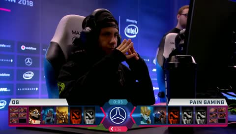 RERUN: OG vs. Pain - Game 1 - Group B Winners' Match - ESL One Birmingham 2018 Day 1