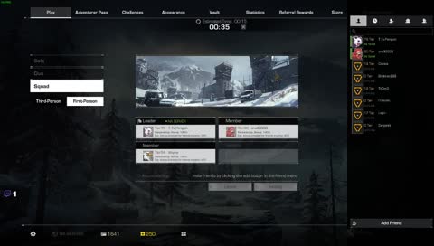 Squads With The Boys