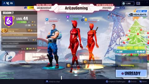 Friday Night Fortnite!! ♥️{PS4}