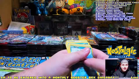 FACTORY FRIDAY AT THE NOSTALGIC FACTORY - POKEMON BOX BREAKS - nostalgicfactory.com (12/21/18)