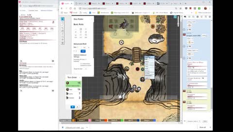 DND Campaign, From the DM's View: Roll20, 5E realplay.