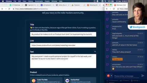 🚀 Launching Makerlog Menubar on Product Hunt!!! ⚡️🔥🚢