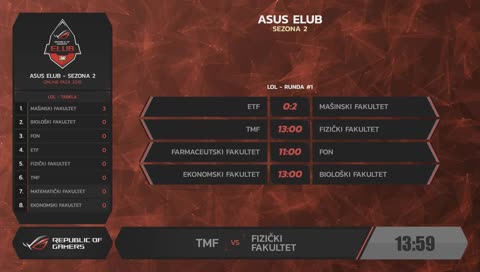 ELUB S2 - Legue Of Legends