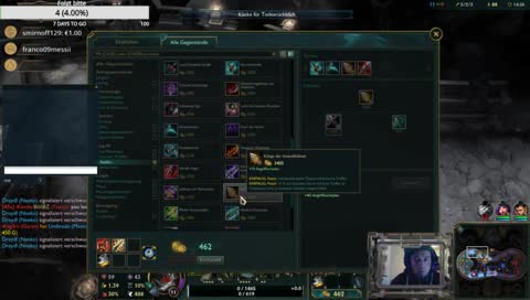 100 LP im Ranking schaffen
Achtung: Gewinnspiel bis 24.12.2018
Teilnahmebedingung:
- 1x Follow
- 1x im Chat: Gewinnspiel schreiben