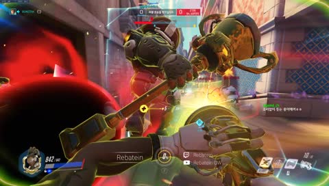 레바테인을 플레이 하는 루시우