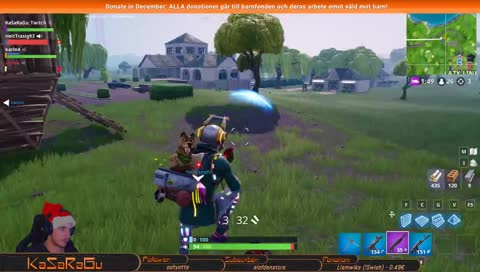 24-Hour Charity stream. No skills, but a big heart. !   {PRO-NooB}
   》 !barnfonden !points !discord《    SWE/ENG 