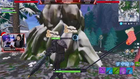 !giveaway | 1000 Followers for Christmas? | Fun with Fortnite (not skill lol)