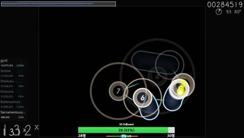 Playing osu!