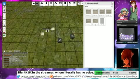 [Eng/PC/Facerig] Kitty prepares final details for today's D&D teaching session