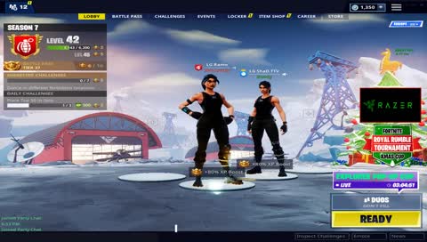 ROYALE RUMBLE: XMAS CUP  - 64.000 V-BUCKS ~ LG Ramo !sens !res 