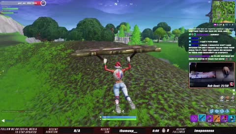 [1000 WINS][30k+ KILLS] ~ Messing around in Creative, Short stream || Brand new currency system! || !commands !points !sub