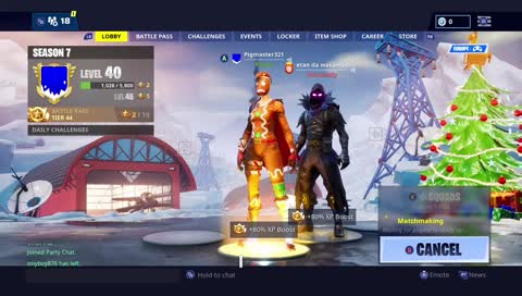 FORTNITE OPEN LOBBY