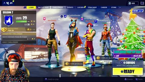 Saturday Fortnite Shenanigans!! || PS4 || #RedOnCrew #BeExcellent