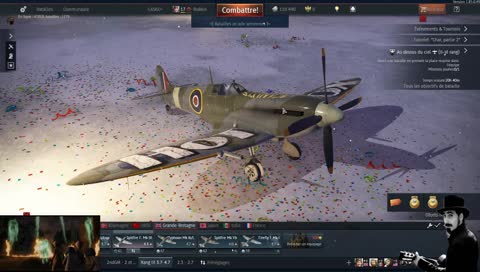 Des gros avions et l'Père Noël