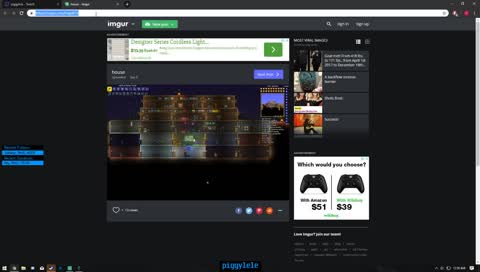 Exploring hardmode for the first time! @piggylele