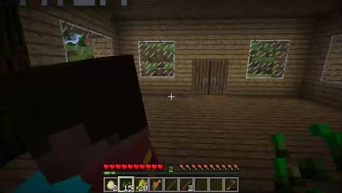 Minecraft Vainillita con chocolate aguila