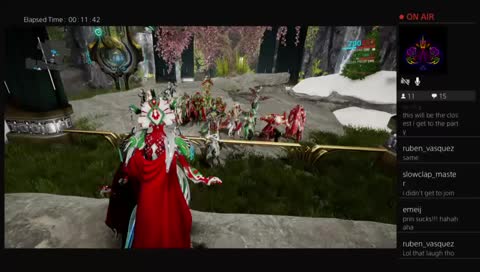 Warframe The Illuminati Uprising Xmas party!