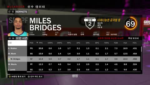 PC) NBA2K19 마이커리어&마이리그 SF 현브론