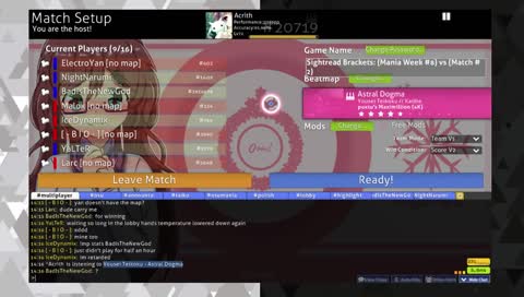MANIA SIGHTREAD BRACKETS | START 13UTC | WEEK #8 MATCH #2